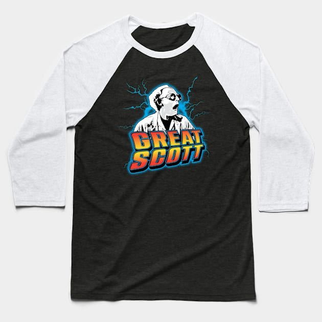 GREAT SCOTT! Baseball T-Shirt by ilcalvelage